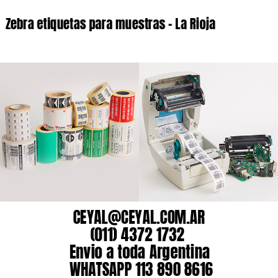 Zebra etiquetas para muestras – La Rioja