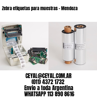 Zebra etiquetas para muestras – Mendoza