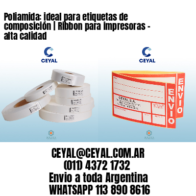 Poliamida: ideal para etiquetas de composición | Ribbon para impresoras – alta calidad