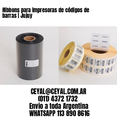 Ribbons para impresoras de códigos de barras | Jujuy