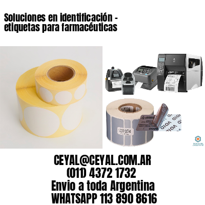 Soluciones en identificación – etiquetas para farmacéuticas