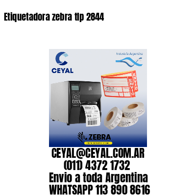 Etiquetadora zebra tlp 2844