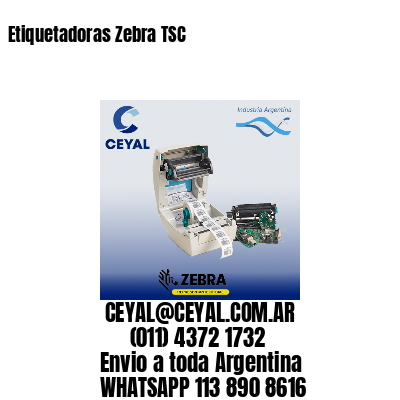 Etiquetadoras Zebra TSC