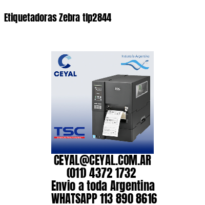 Etiquetadoras Zebra tlp2844