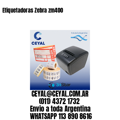 Etiquetadoras Zebra zm400