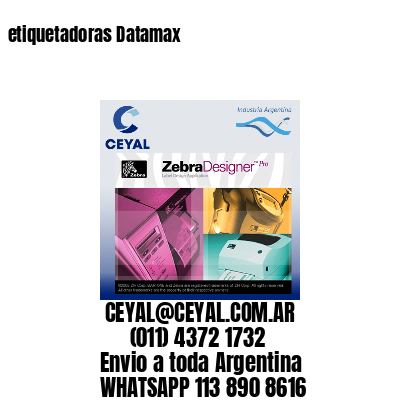 etiquetadoras Datamax