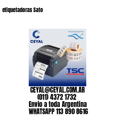 etiquetadoras Sato
