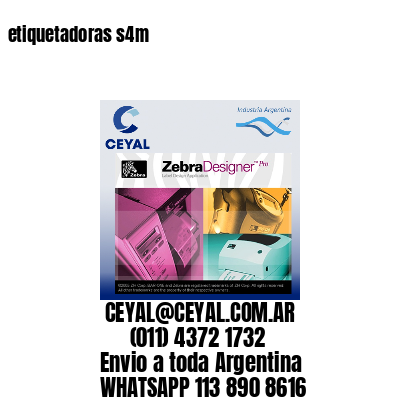 etiquetadoras s4m