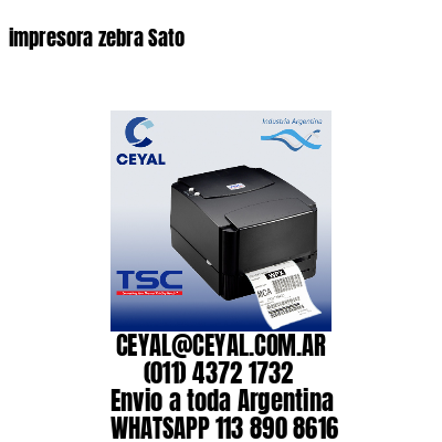 impresora zebra Sato
