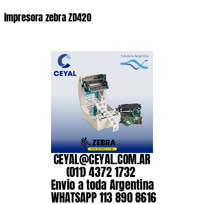 impresora zebra ZD420