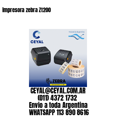 impresora zebra Zt200