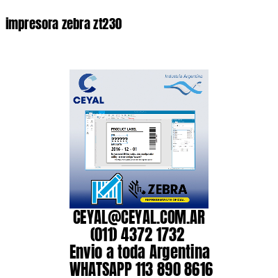 impresora zebra zt230