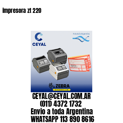 impresora zt 220