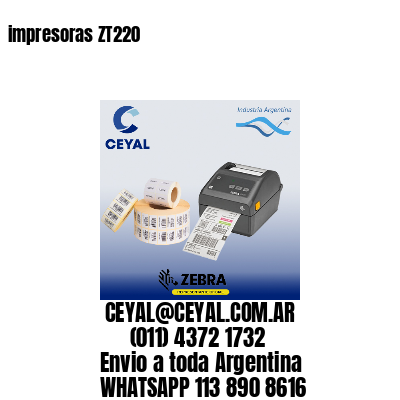 impresoras ZT220