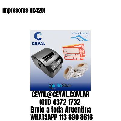 impresoras gk420t