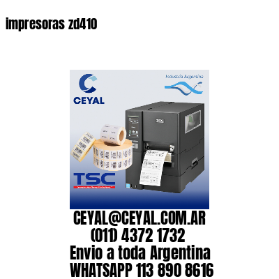 impresoras zd410