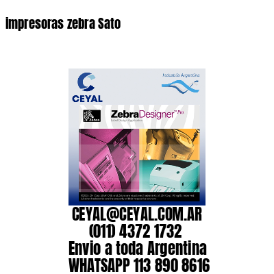 impresoras zebra Sato