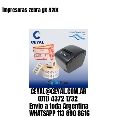 impresoras zebra gk 420t