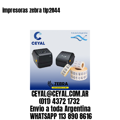impresoras zebra tlp2844