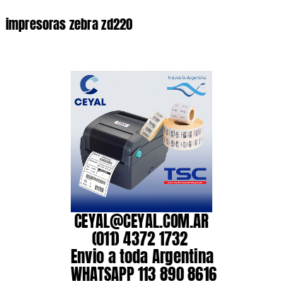 impresoras zebra zd220