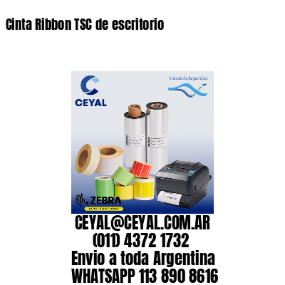 Cinta Ribbon TSC de escritorio
