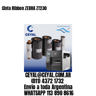 Cinta Ribbon ZEBRA ZT230