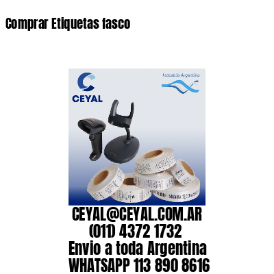 Comprar Etiquetas fasco
