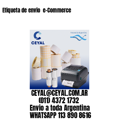 Etiqueta de envio  e-Commerce