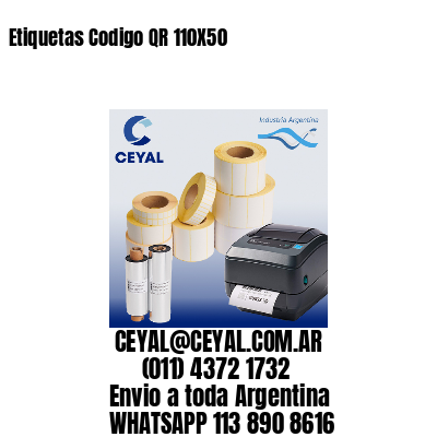 Etiquetas Codigo QR 110X50
