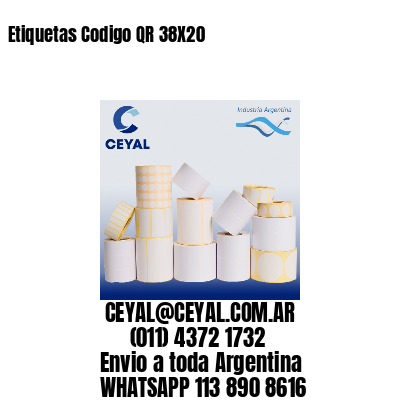 Etiquetas Codigo QR 38X20