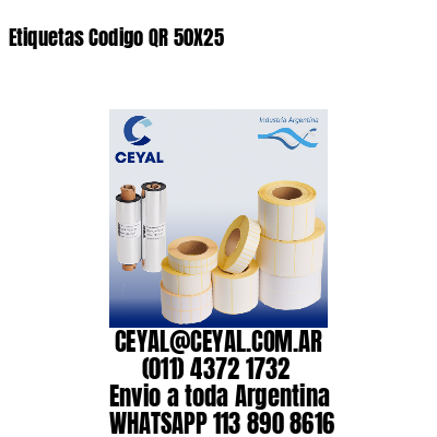 Etiquetas Codigo QR 50X25