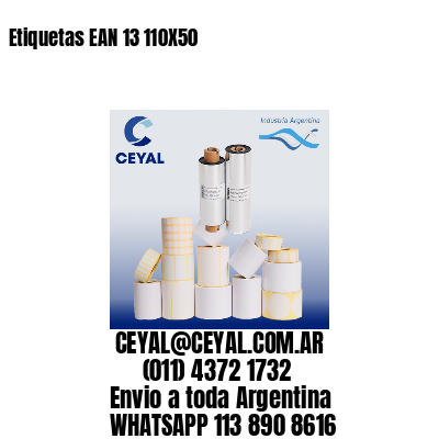 Etiquetas EAN 13 110X50
