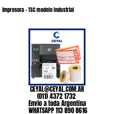 impresora – TSC modelo industrial