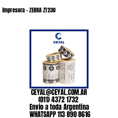 impresora – ZEBRA ZT230