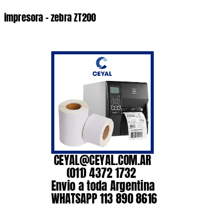 impresora – zebra ZT200