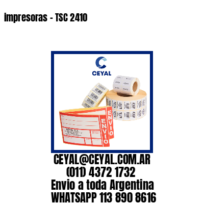 impresoras – TSC 2410
