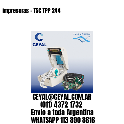 impresoras – TSC TPP 244