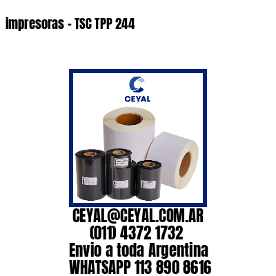 impresoras – TSC TPP 244