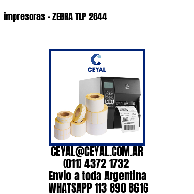 impresoras – ZEBRA TLP 2844