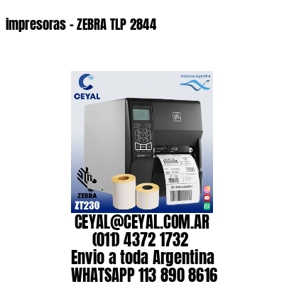impresoras – ZEBRA TLP 2844