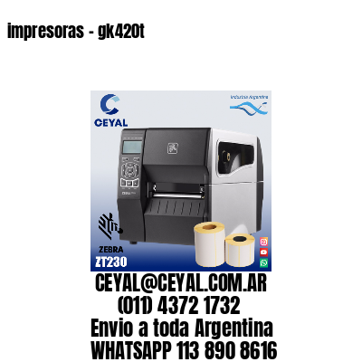 impresoras – gk420t