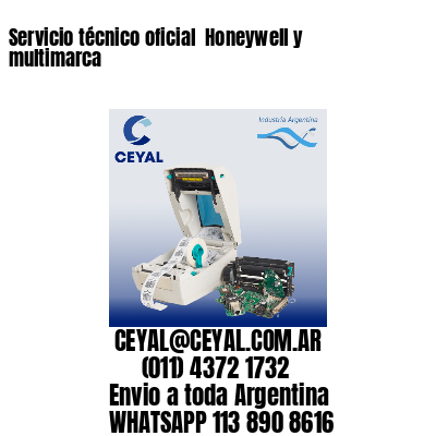 Servicio técnico oficial  Honeywell y multimarca