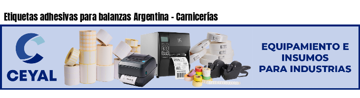 Etiquetas adhesivas para balanzas Argentina - Carnicerías