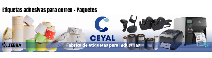 Etiquetas adhesivas para correo - Paquetes