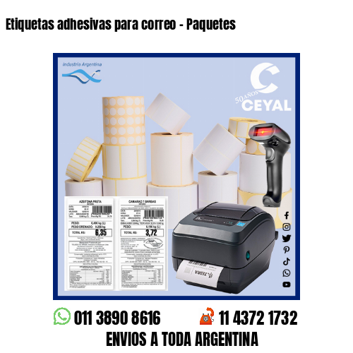 Etiquetas adhesivas para correo – Paquetes