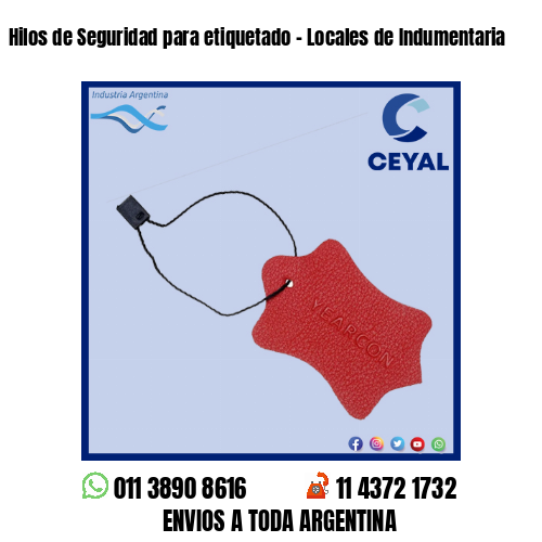 Hilos de Seguridad para etiquetado – Locales de Indumentaria