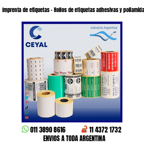 Imprenta de etiquetas – Rollos de etiquetas adhesivas y poliamida