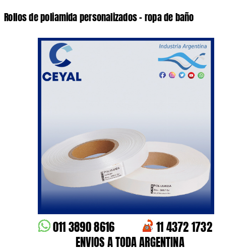 Rollos de poliamida personalizados – ropa de baño