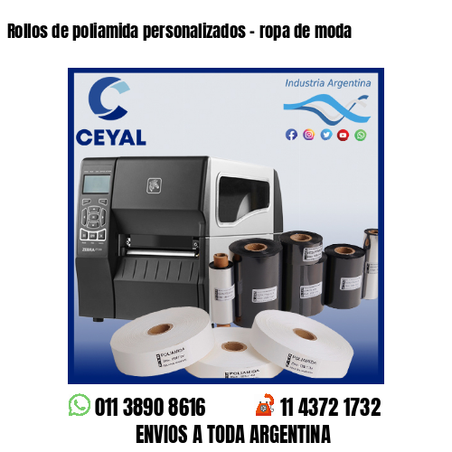 Rollos de poliamida personalizados – ropa de moda