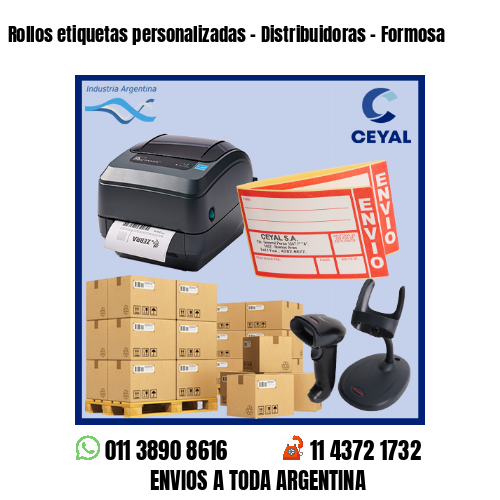 Rollos etiquetas personalizadas – Distribuidoras – Formosa